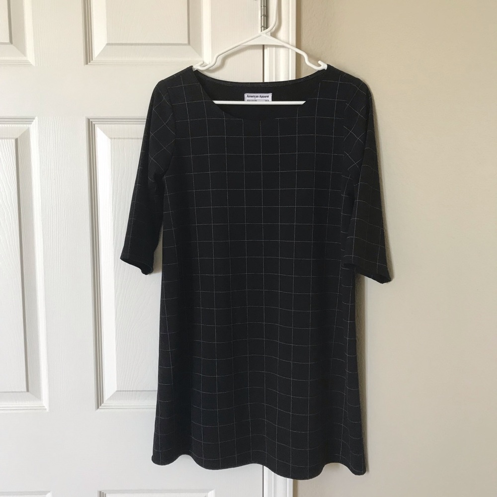 American Apparel Check  Dress